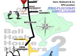BHHH2 Next Run Map 1361 Next to Bali Bird Park 24-Feb-18
