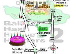Bali Hash House Harriers 2 BHHH2 Next Run Map