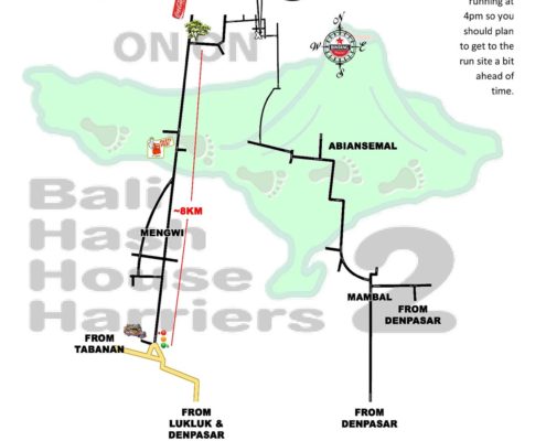 BHHH2 Next Run Map #1379 Pura Desa Sobangan 30-Jun-18