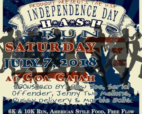 Bali Hash House Harriers 2 US Independence Day Run