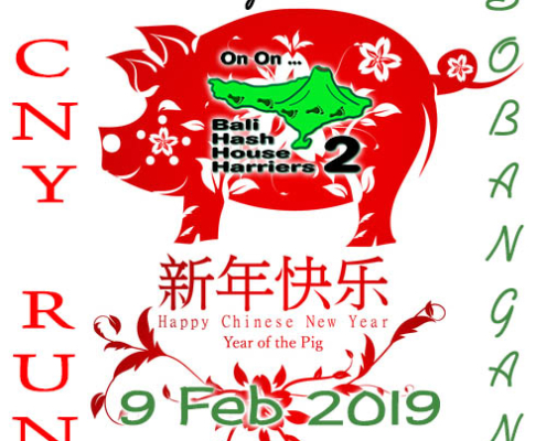 Bali Hash 2 2019 Happy Chinese New Year of the Pig