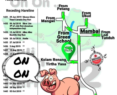 Bali Hash 2 Next Run Map #1430 Kolam Renang Tirtha Yasa Mambal big