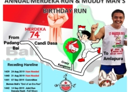 Bali Hash 2 Next Run Map #1438 Hari Merdeka Run Candi Dasa