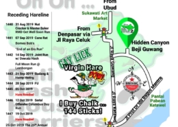 Bali Hash 2 Next Run Map #1439 Hidden Canyon Beji Guwang