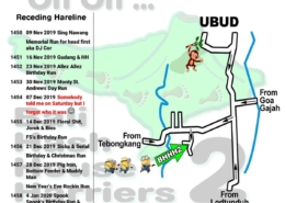 Bali Hash 2 Next Run Map #1449 Nyuh Kuning Ubud