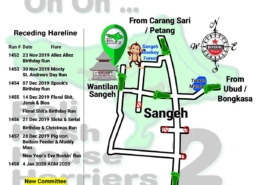 Bali Hash 2 Next Run Map #1451 Wantilan Sangeh