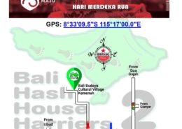 Bali Hash 2 Next Run Map #1470 Bali Budaya Cultural Village Kemenuh
