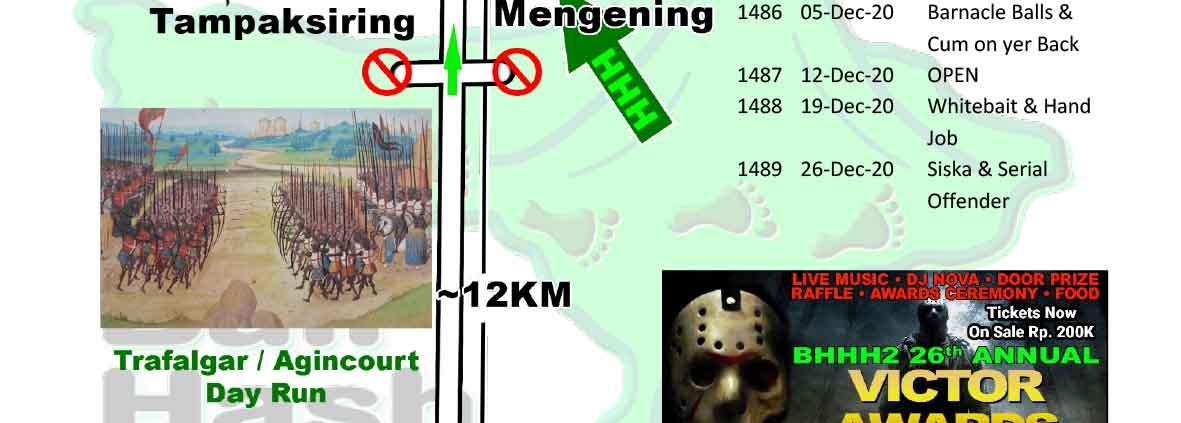 Bali Hash 2 Next Run Map #1480 Pura Mengening, Tampaksiring