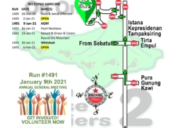 Bali Hash 2 Next Run Map #1488 Setra Agung Banjar Calo Pupuan