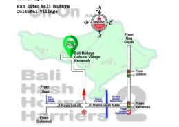 Bali Hash 2 Next Run Map #1488 Bali Budaya Cultural Village 27-Feb-21