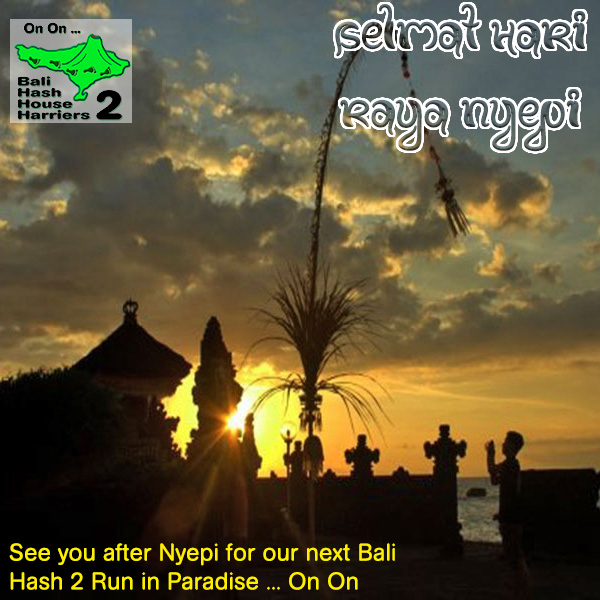 Bali Hash House Harriers 2 Hash Trash March 2021 Nyepi Edition