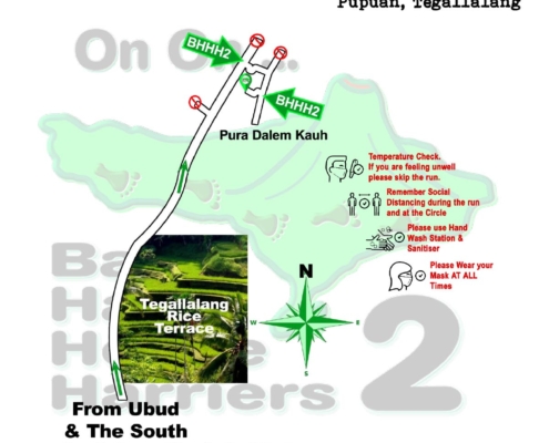 Bali Hash 2 Next Run Map #1490 Pura Dalem Kauh 10-Apr-21
