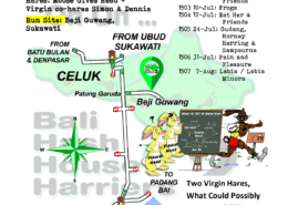 Bali Hash 2 Next Run Map #1501 Beji Guwang Sukawat