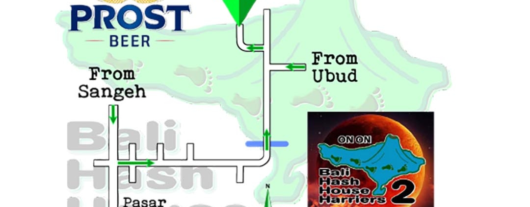Bali Hash 2 Next Run Map #1508 Taman Beji Punggul Sat 6-Nov-21