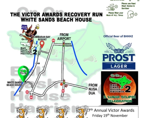 Bali Hash 2 Next Run Map #1510 Victor Awards Recovery Run