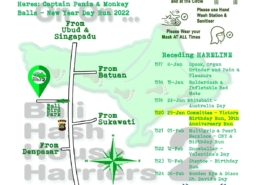 Bali Hash 2 Next Run Map #1516 Bali Bird Park Saturday 1-Jan-22