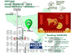 Bali Hash 2 Next Run Map #1521 PDAM TIRTA WENING IPA BELUSUNG PEGUYANGAN