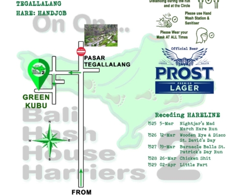 Next Run Map #1524 Green Kubu Tegallalang