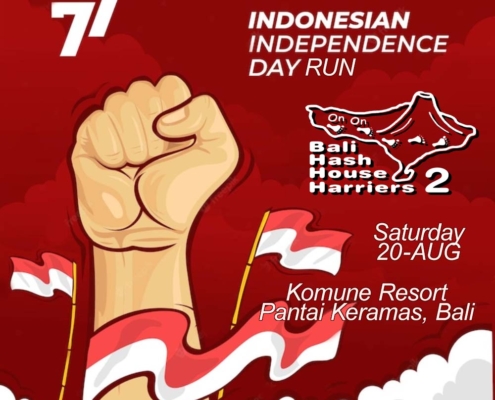 Hari Merdeka Indonesia Hut 77 Bali Hash 2
